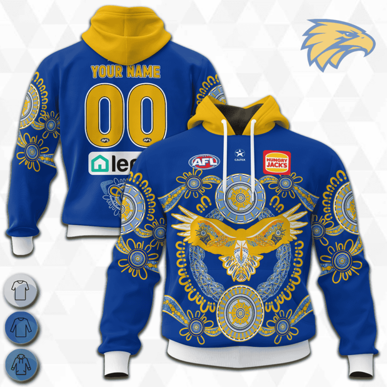 West Coast Eagles Indigenous NAIDOC Week AFL 2023 Personalized